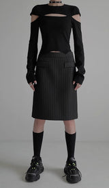 cut design monochrome tops mx0100 