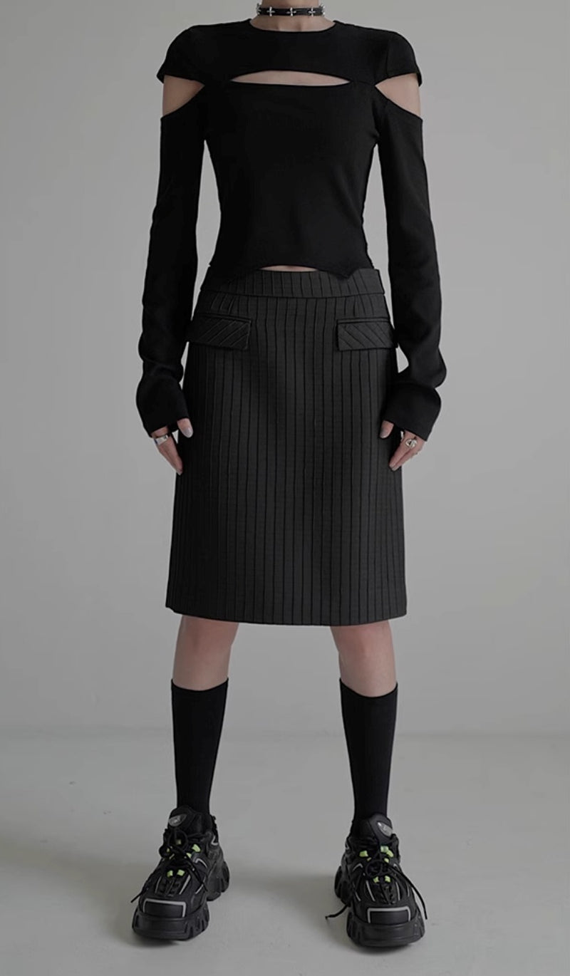 cut design monochrome tops mx0100 