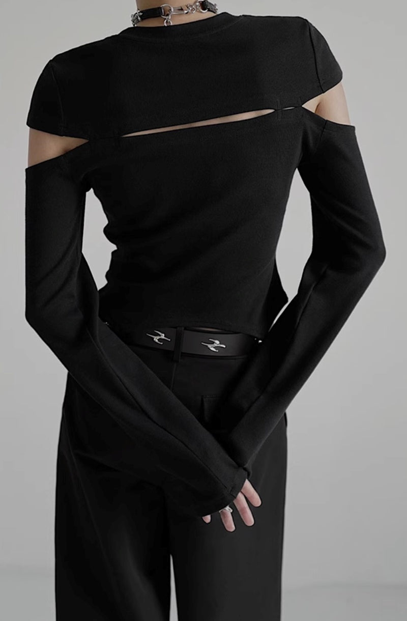 cut design monochrome tops mx0100 