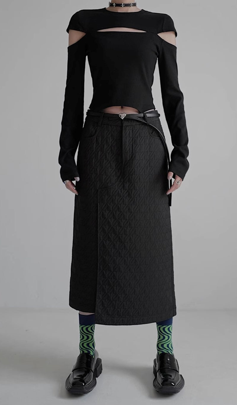 cut design monochrome tops mx0100 