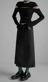cut design monochrome tops mx0100 