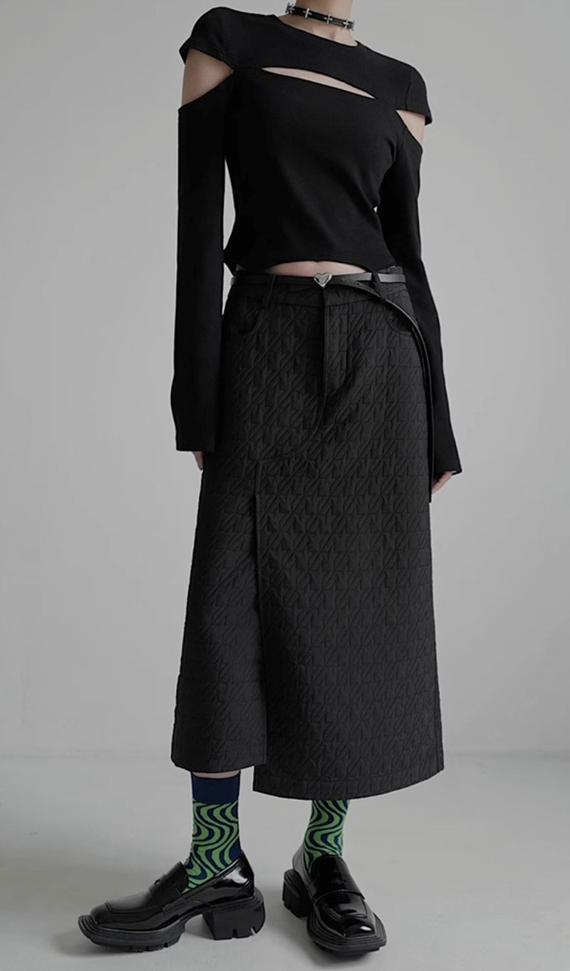 cut design monochrome tops mx0100 