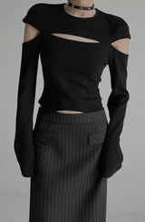 cut design monochrome tops mx0100 