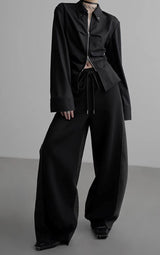 zip up silhouette shirt mx0099 