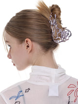 metallic drop butterfly hair clip mx0110 