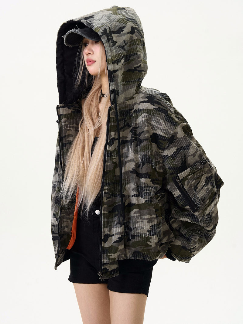 camouflage winter cotton jacket mx0087 