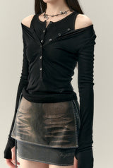 2way stylish design cut and sew mx0080 