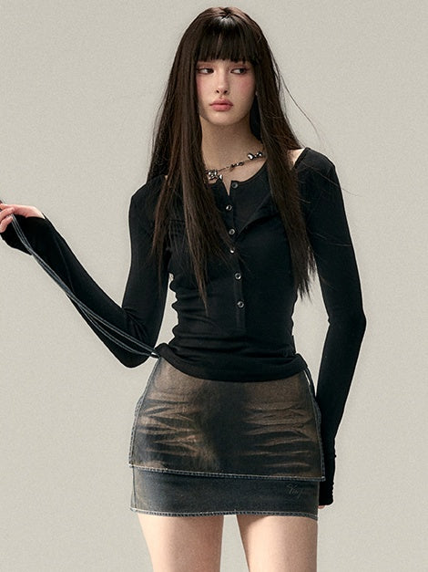 2way stylish design cut and sew mx0080 