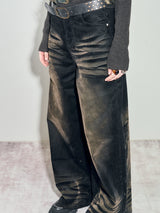 heavy duty washed denim pants mx0082 