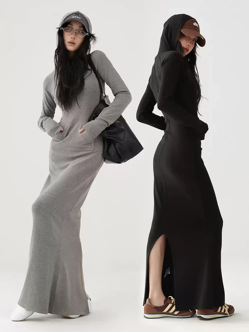 relaxed slit design dress mx0078 