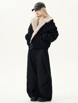 luxury bicolor fur jacket mx0086 