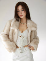 fur luxury light jacket mx0040