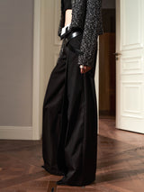 waist contrast wide pants mx0068 
