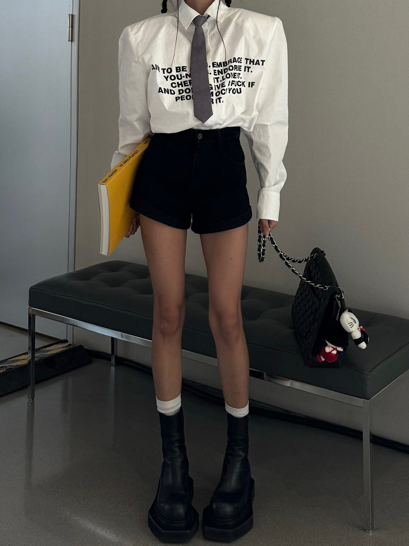 logo design shoulder silhouette shirt mx0096 