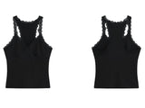 monotone lace camisole tops mx0085 