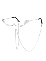 crystal chain edge glasses mx0108 