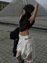 asymmetrical nuance design top mx0127