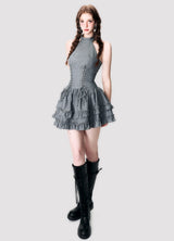 lace-up corset one-piece mx0132 