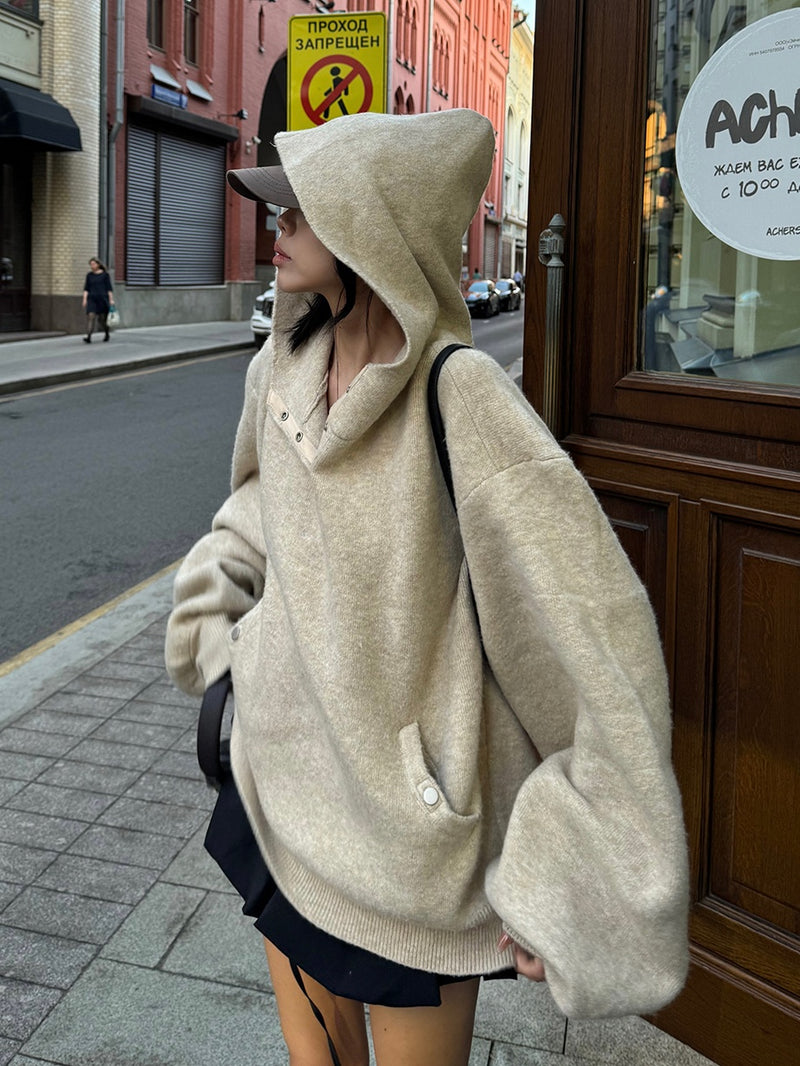 loose drape knit tops mx0107 