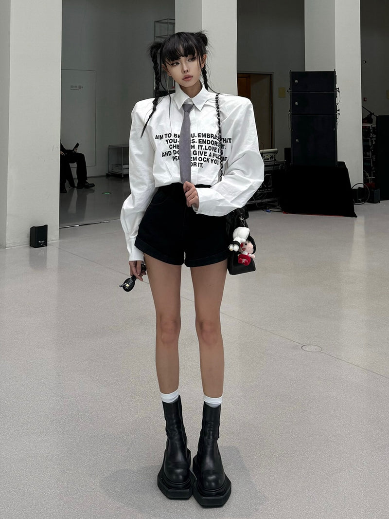 logo design shoulder silhouette shirt mx0096 