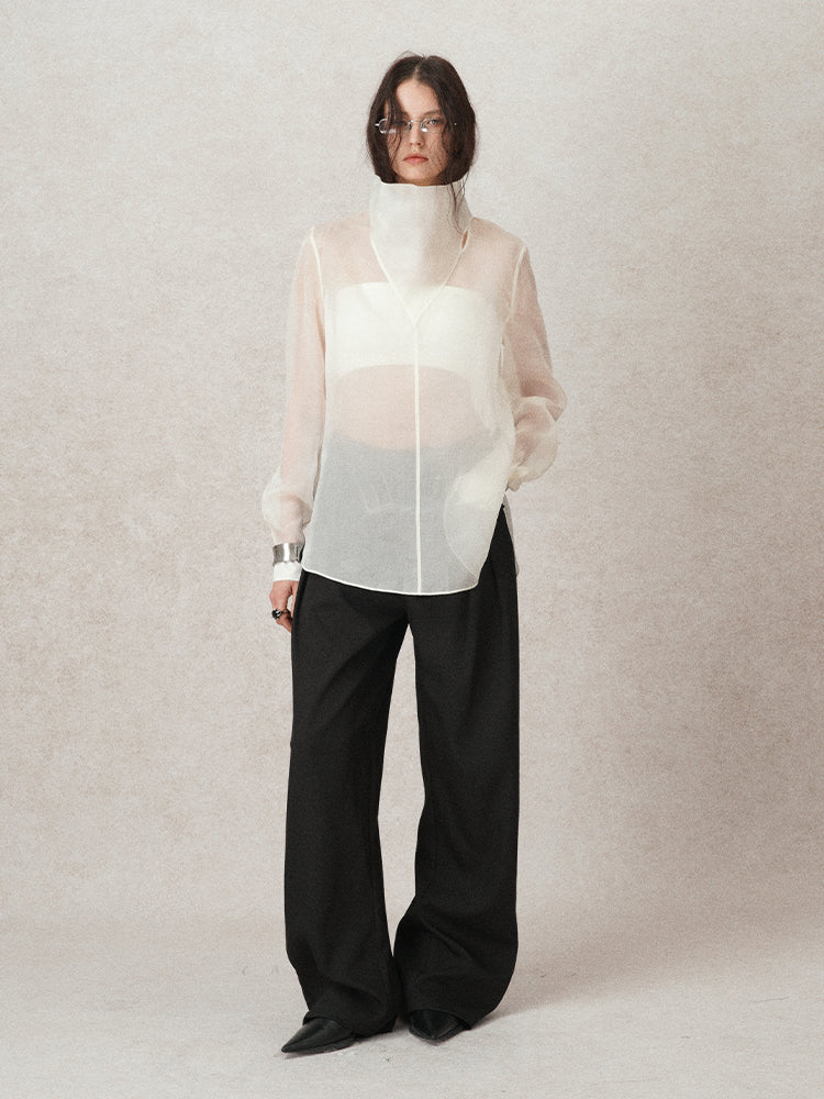 waist buckle design slacks mx0095 