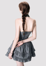 lace-up corset one-piece mx0132 