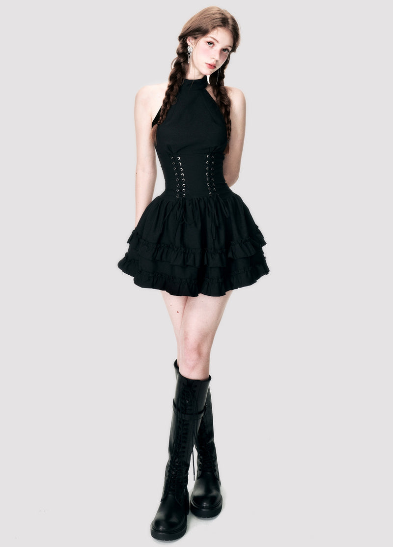 lace-up corset one-piece mx0132 