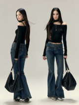 one shoulder strap korean tops mx0106 