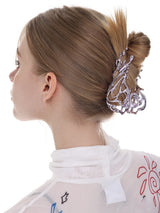 metallic drop butterfly hair clip mx0110 
