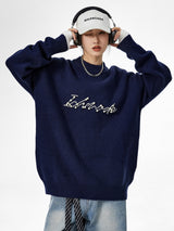 pearl logo high neck knit mx0070 