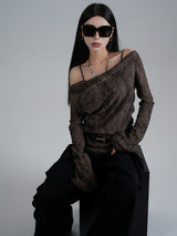 wasteland style off shoulder tops mx0112 