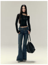one shoulder strap korean tops mx0106 
