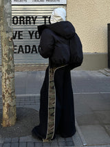camouflage bicolor wide street pants mx0084 
