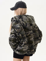 camouflage winter cotton jacket mx0087 