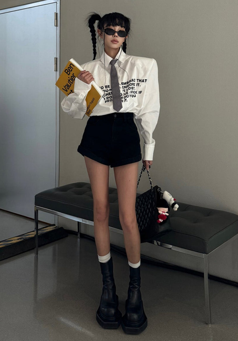 logo design shoulder silhouette shirt mx0096 