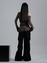 wasteland style off shoulder tops mx0112 