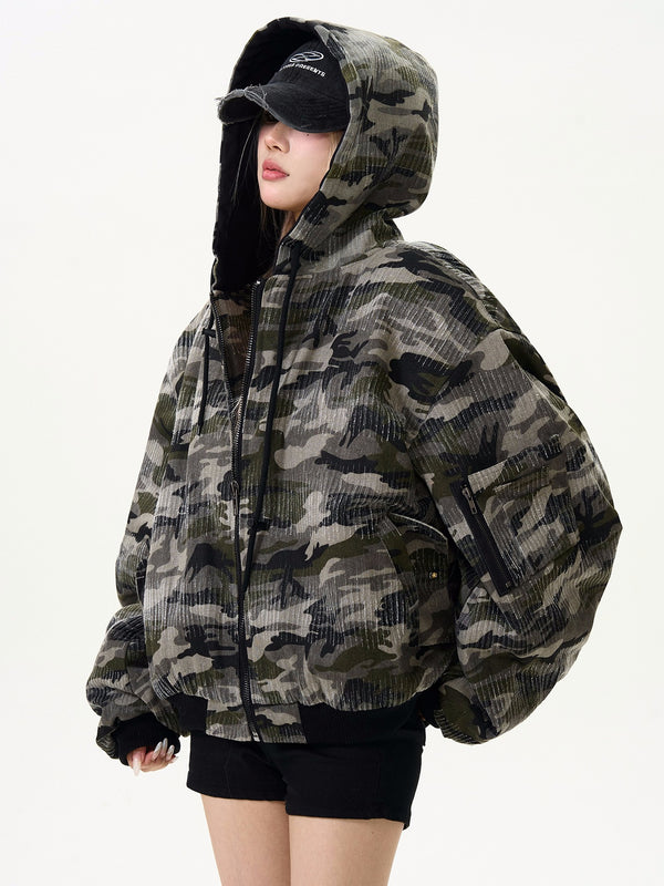 camouflage winter cotton jacket mx0087 