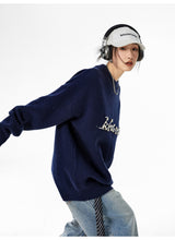 pearl logo high neck knit mx0070 