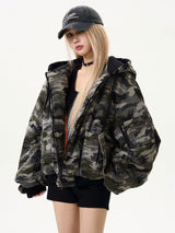 camouflage winter cotton jacket mx0087 