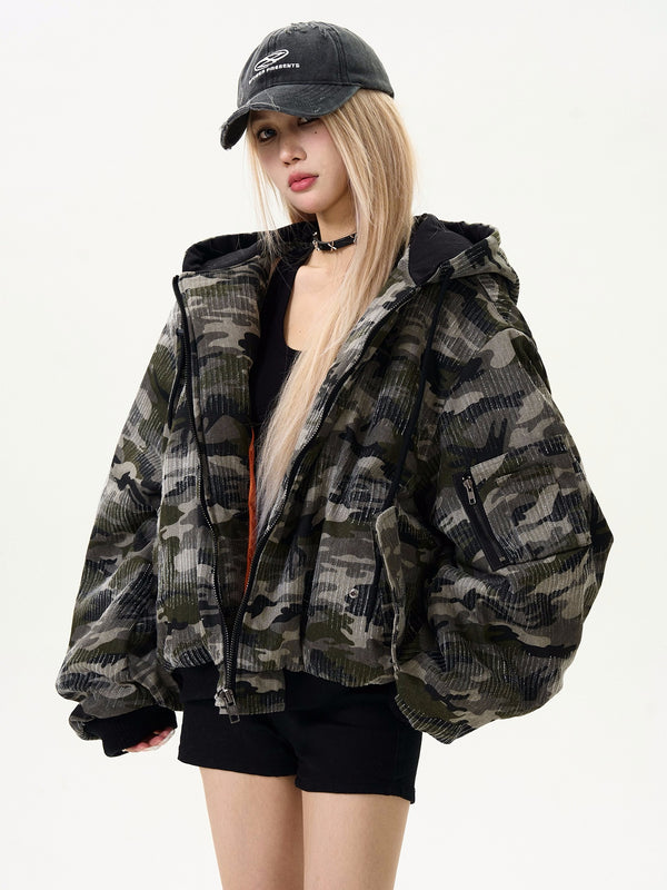 camouflage winter cotton jacket mx0087 