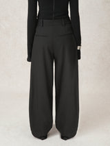 waist buckle design slacks mx0095 