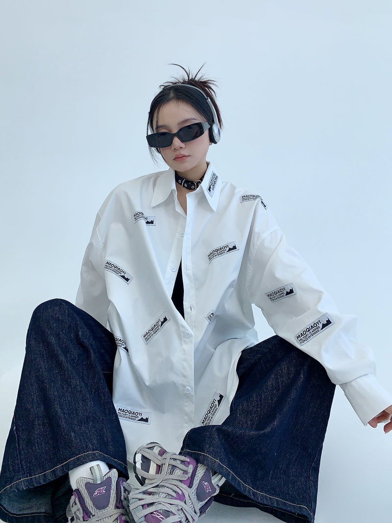 tag design loose shirt mx0066 