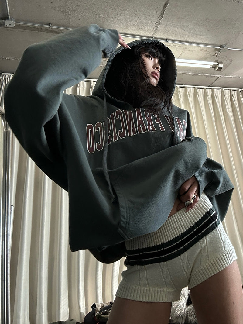 vintage logo hoodie mx0091 