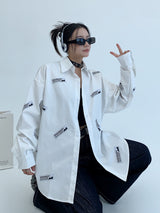 tag design loose shirt mx0066 