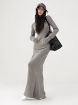 relaxed slit design dress mx0078 