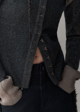 high neck stylish cardigan mx0067 