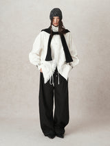 waist buckle design slacks mx0095 