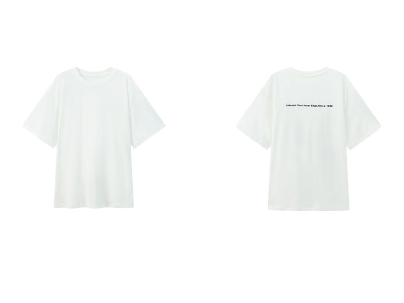 Loose logo simple T-shirt mx0130 