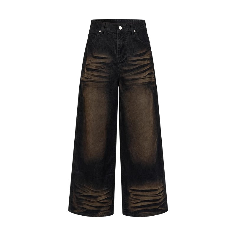 heavy duty washed denim pants mx0082 