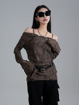 wasteland style off shoulder tops mx0112 
